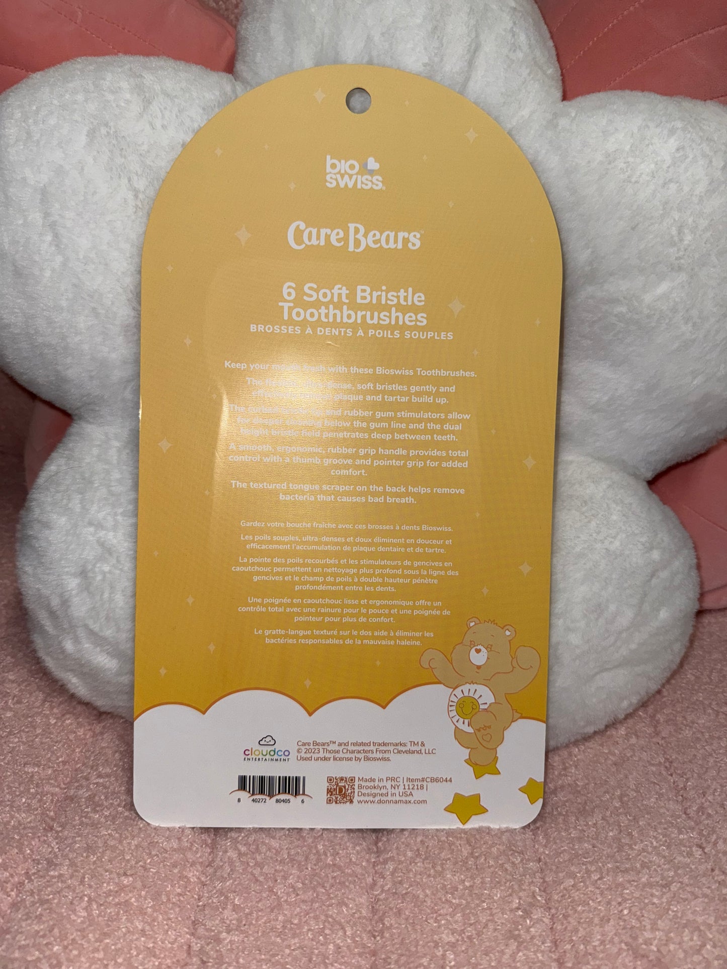 Care Bears Toothbrushes 6 Pk Soft Bristle