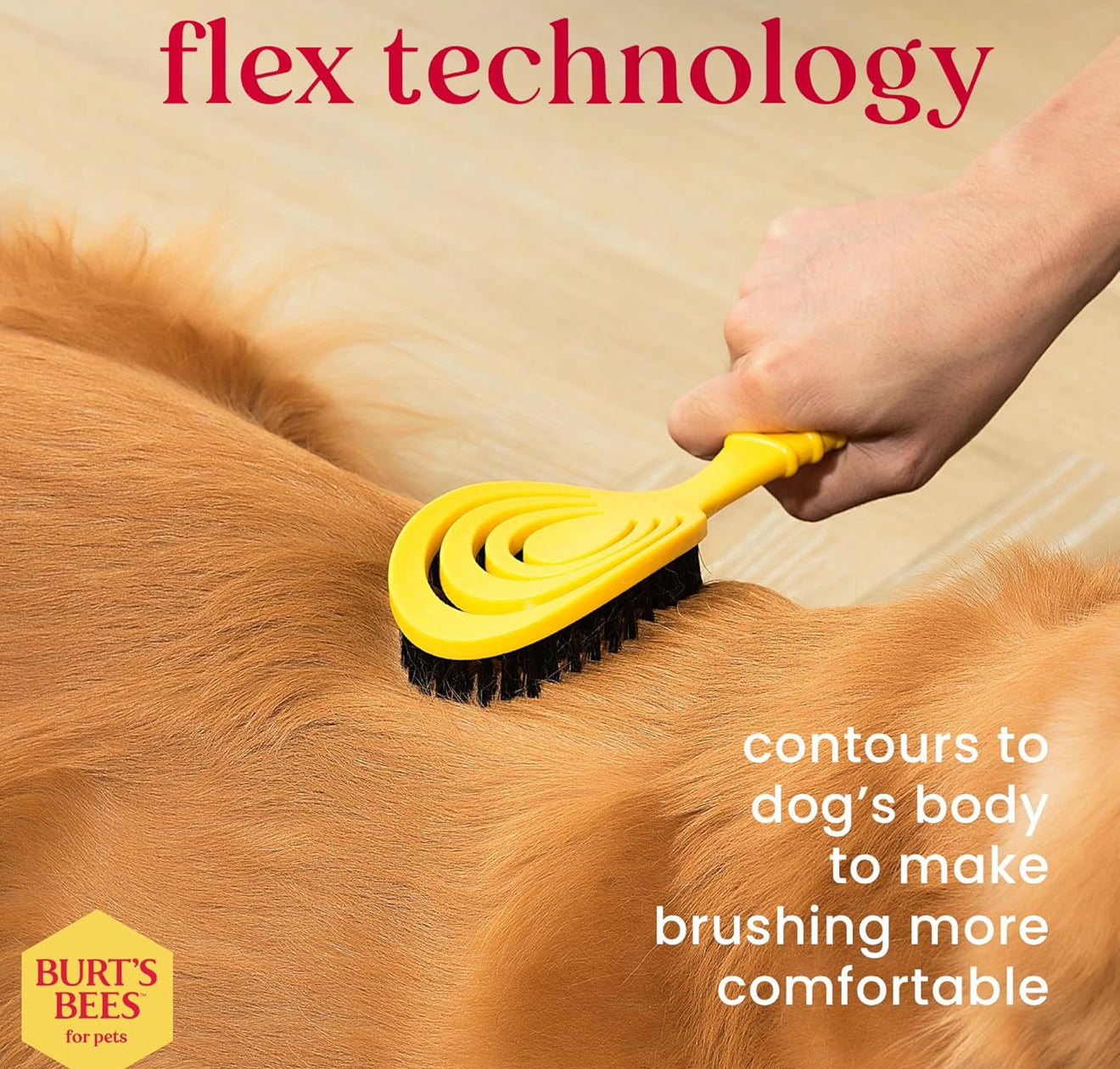 Burts Bees Porcupine Dog Hair Brush