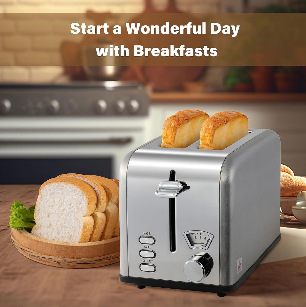 Simple Deluxe 2-Slice Toaster