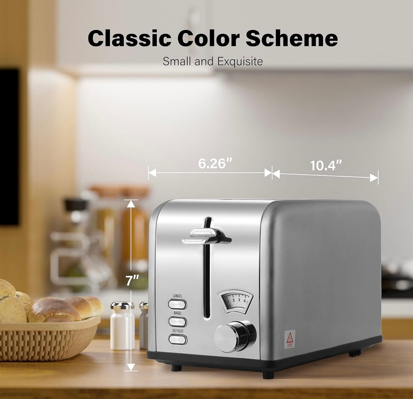 Simple Deluxe 2-Slice Toaster