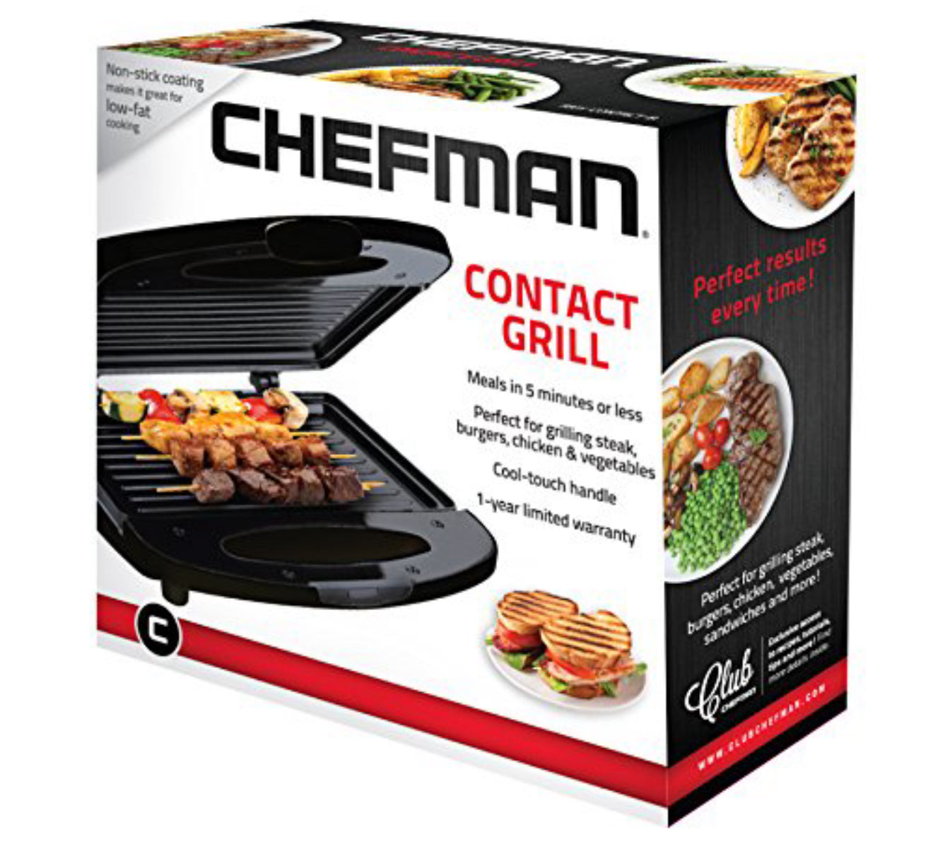 Chefman Compact Contact Grill