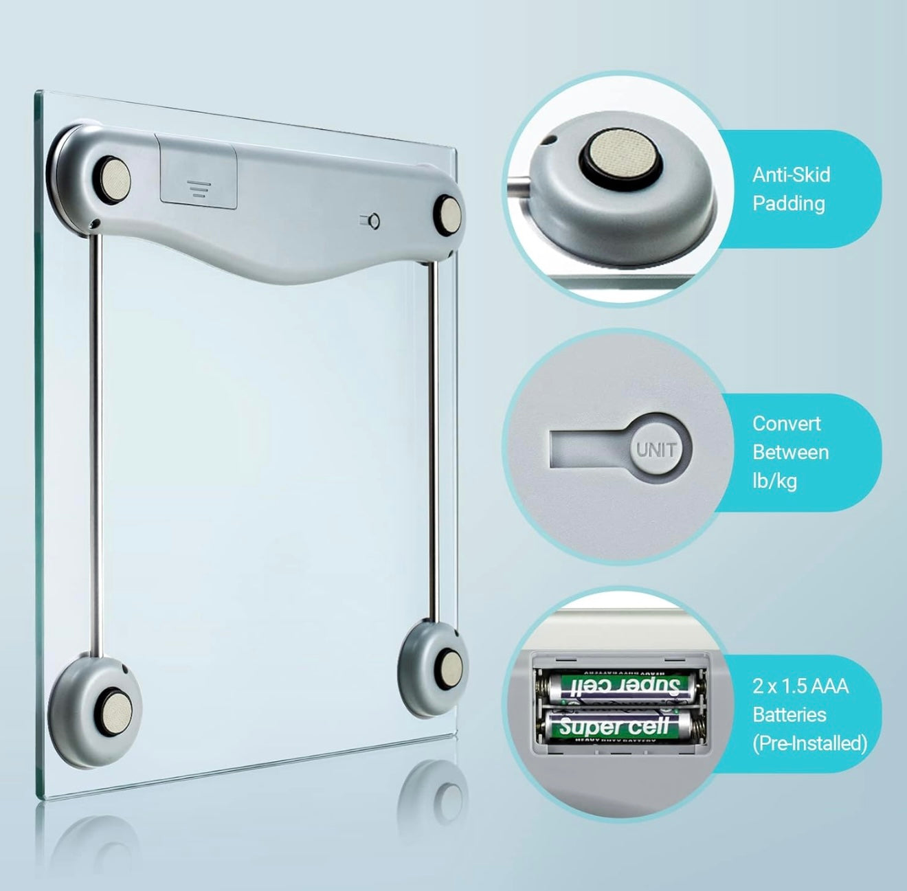 Etekcity Digital Body Weight Bathroom Scale