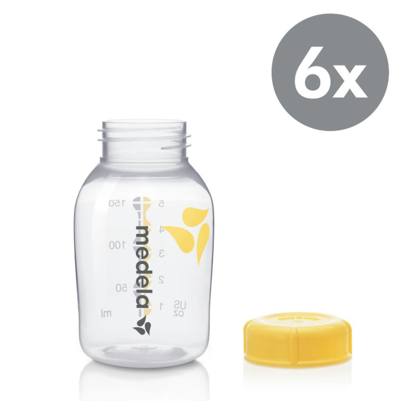 Medela Breast Milk Collection and Storage Bottles, 6 Count