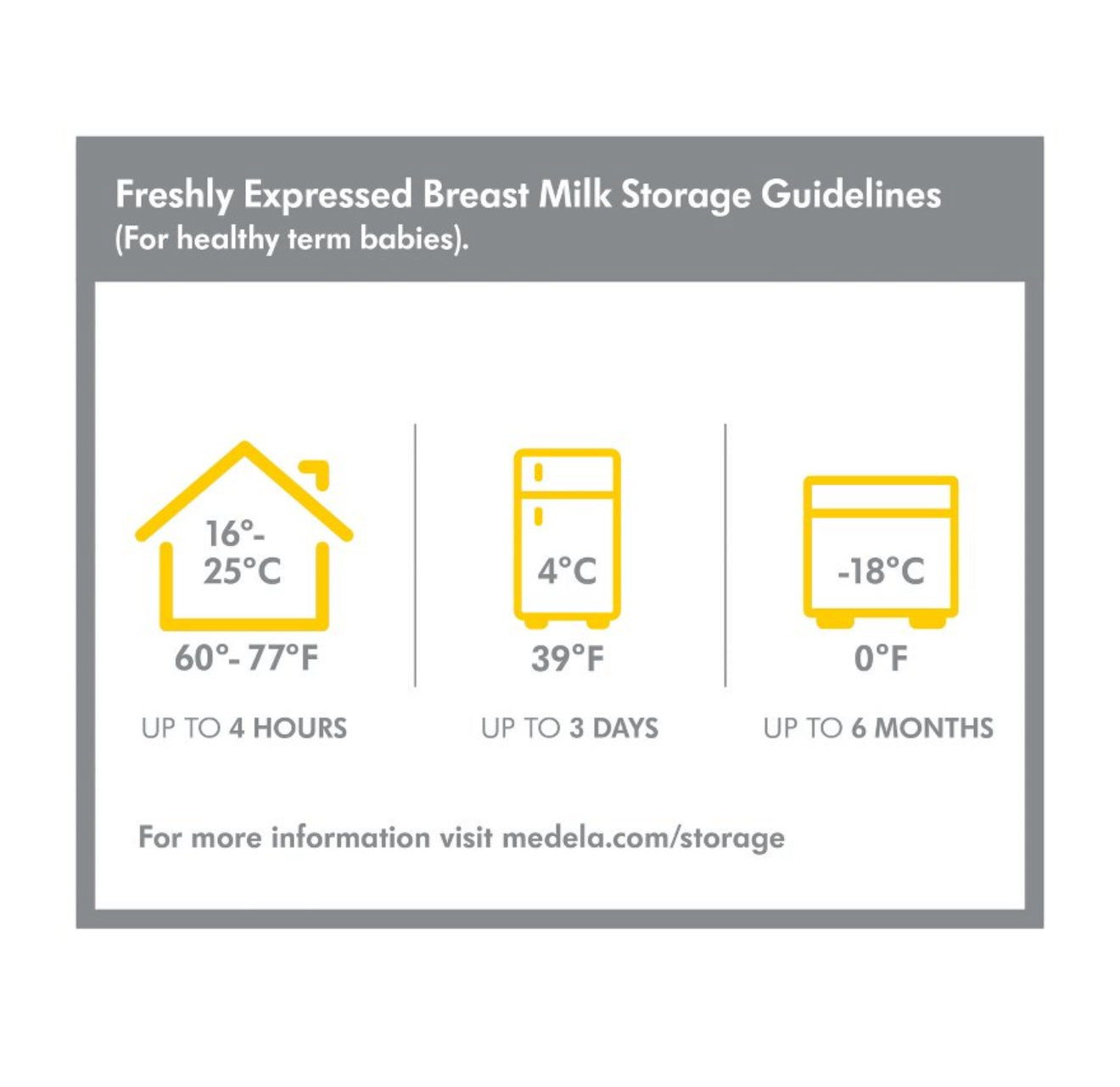 Medela Breast Milk Collection and Storage Bottles, 6 Count