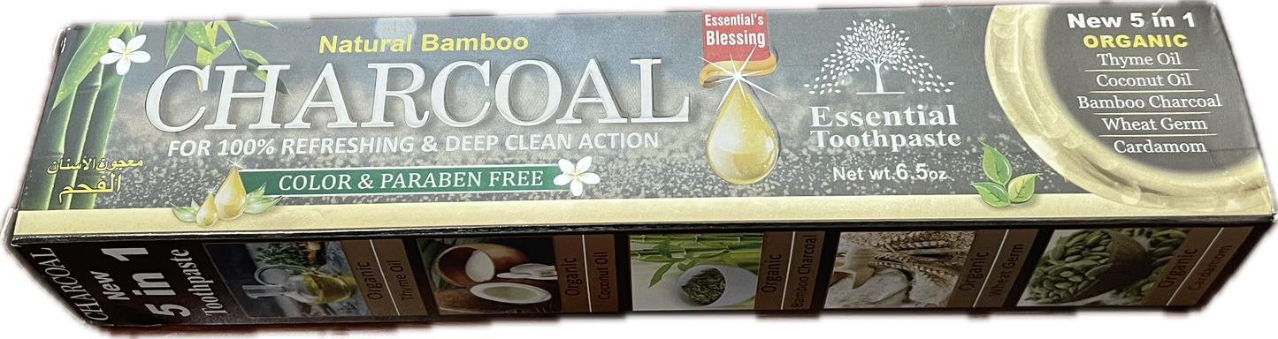 Natural Bamboo Charcoal Toothpaste